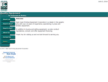 Tablet Screenshot of ecprintingequipment.com